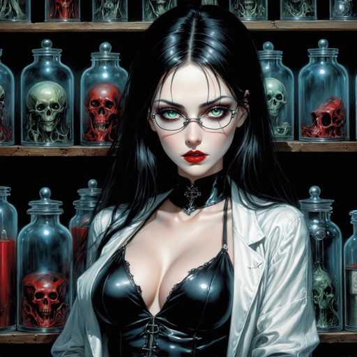 Dark Fantasy Where Beauty Meets the Shadows